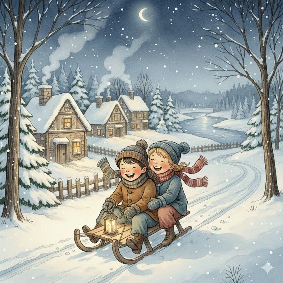 Kinderklub: Kerzenlicht und Schlittenfahrt – Winter vor über 100 Jahren